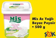 MİS AZ YAĞLI BEYAZ PEYNİR 500 G